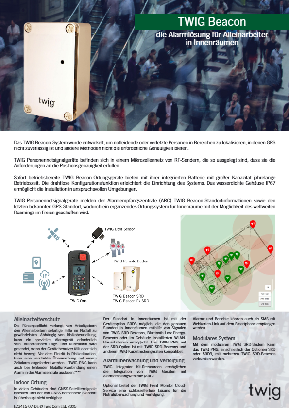 TWIG Beacon Datenblatt EZ3415-DE