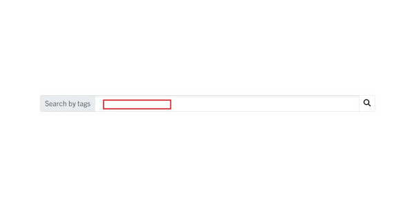 Beginnen Sie die Suche nach Tags, indem Sie auf das Feld oben klicken, und beschränken Sie Ihre Suche, indem Sie Tags hinzufügen.